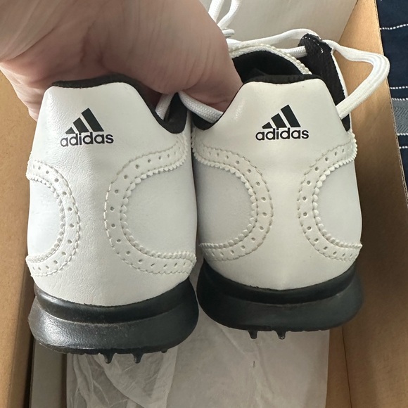 Adidas Ladies Driver May S Golf Shoes Size 8 M White Black - Picture 5 of 8